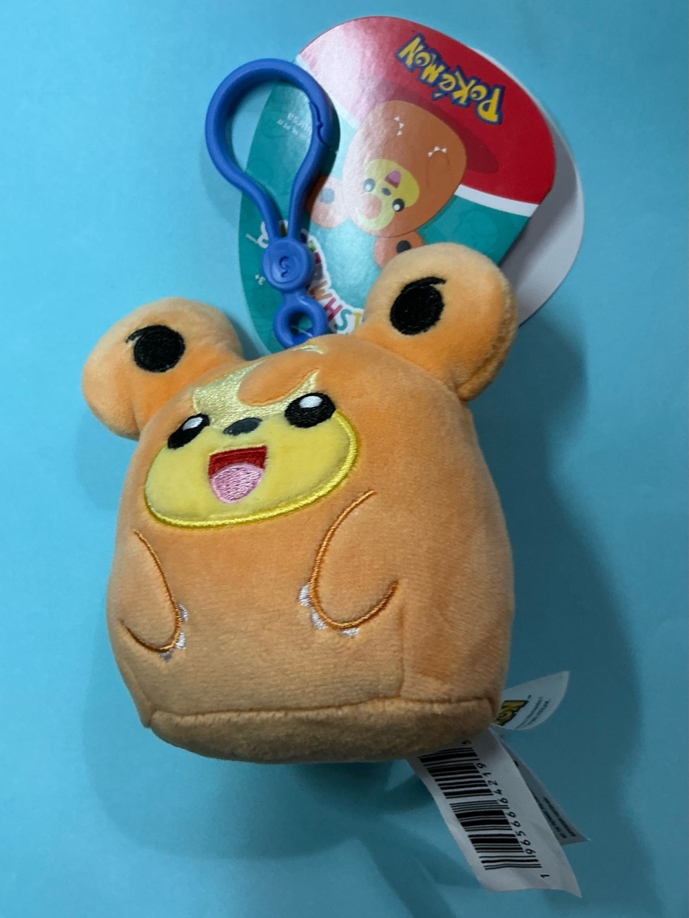 Squishmallows Pocket Size Teddiursa Clip